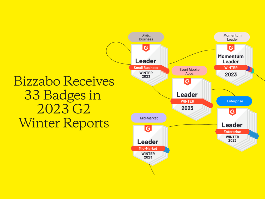 Bizzabo Receives 33 Badges in G2 2023 Winter Reports