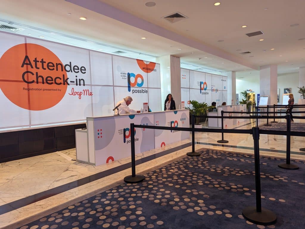 PXL attendee check-in onsite